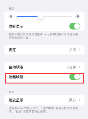 溧阳苹果授权维修站分享iPhone轻点无法唤醒怎么办