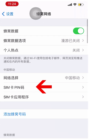 溧阳苹果14维修网分享如何给iPhone14的SIM卡设置密码 